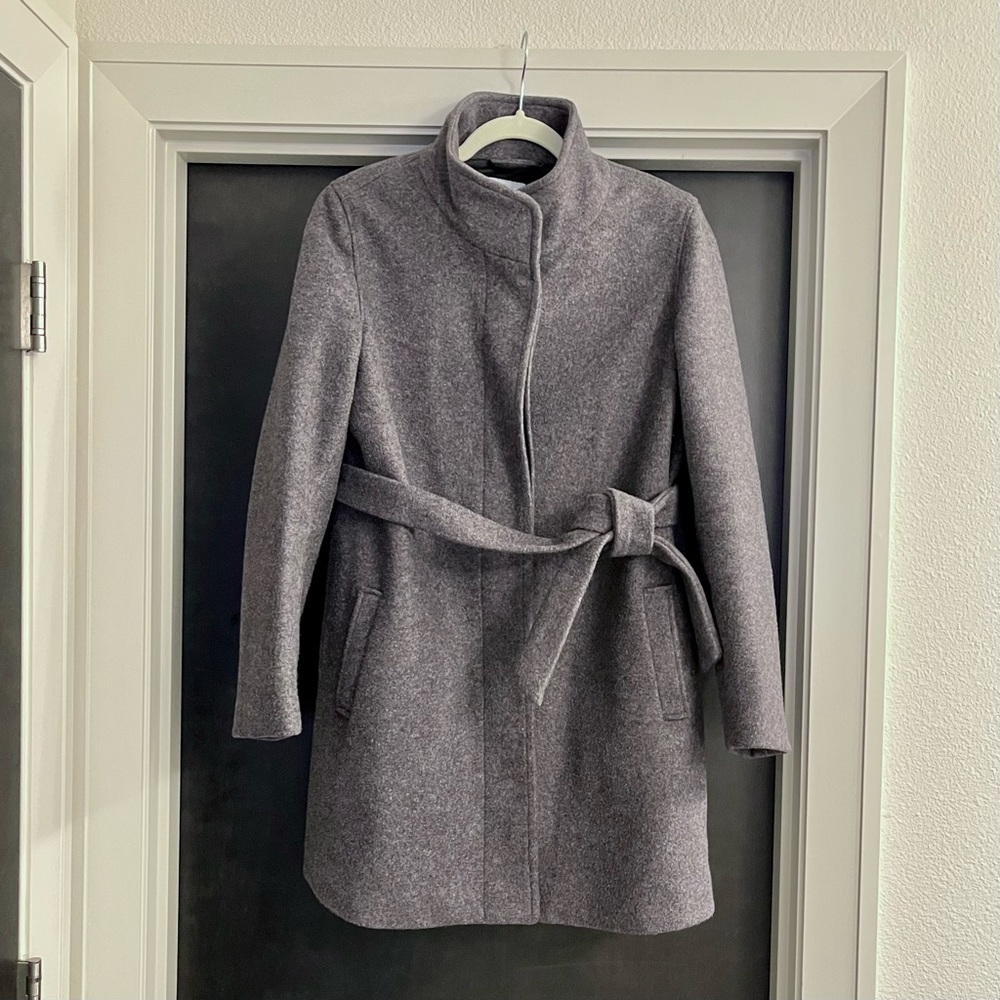Funnel neck maternity coat size M